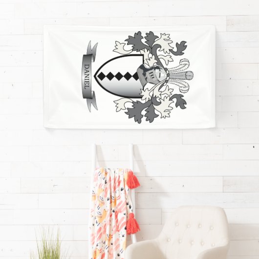 ダニエルの家紋の紋章付き外衣 横断幕 (インサイチュ)