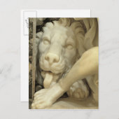 ダニエルの足をなめるライオン ポストカード (正面/裏面)