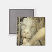 ダニエルの足をなめるライオン マグネット (正面/裏面)