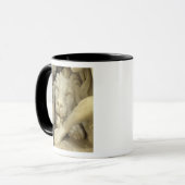 ダニエルの足を舐めているライオン マグカップ (正面左)