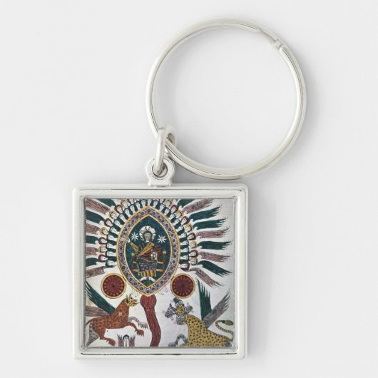 ダニエルの4匹の獣および神の視野 キーホルダー (正面)