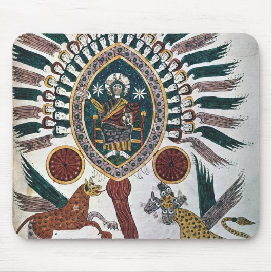 ダニエルの4匹の獣および神の視野 マウスパッド (正面)