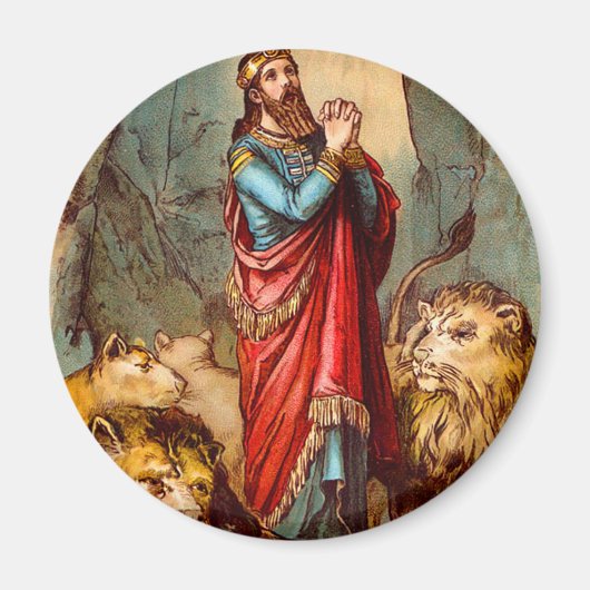 ダニエルはライオンの巣の磁石 マグネット (正面)