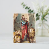 ダニエルはライオンの田のはがきに入っている ポストカード (スタンド正面)