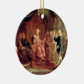 ダニエルはNebuchadnezzarの最初夢(oiを解釈します セラミックオーナメント (右)