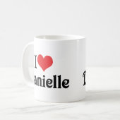 ダニエルへの愛 コーヒーマグカップ (正面左)