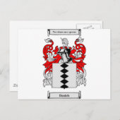 ダニエルス（スコットランド）コート・オブ・アームズ ポストカード (正面/裏面)