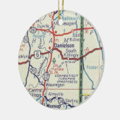 ダニエルソンCTヴィンテージの地図 セラミックオーナメント (左)