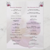 ダニエル結婚式 プログラムヴェルト (裏面)