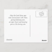 ダニエル2:21-22彼は時と季節を変える ポストカード (裏面)