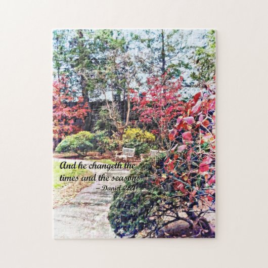 ダニエル2:21 - And He Changeth ジグソーパズル (縦)