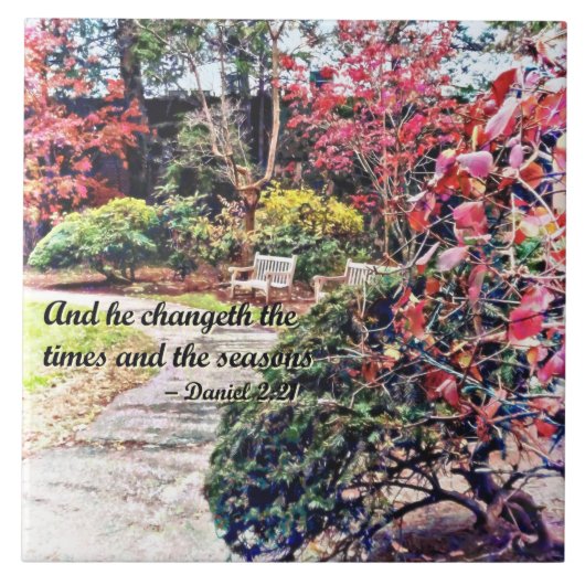 ダニエル2:21 - And He Changeth タイル (正面)
