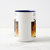 ダニエル3:18-数々のカラー11ozクラシックマグカップ ツートーンマグカップ (中央)