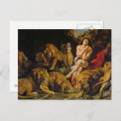 ダニエル・イン・ザ・ライオンズデン ポストカード (正面/裏面)