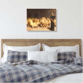 ダニエル・イン・ザ・ライオンズ1872年ブリトン・リヴィエール キャンバスプリント (インサイチュ (寝室))