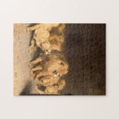 ダニエル・イン・ザ・ライオンズ1872年ブリトン・リヴィエール ジグソーパズル (横)