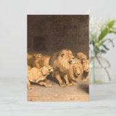 ダニエル・イン・ザ・ライオンズ1872年ブリトン・リヴィエール 招待状 (スタンド正面)