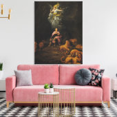 ダニエル・イン・ザ・ライオンズ キャンバスプリント (インサイチュ (リビング))