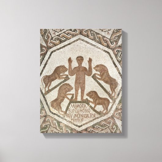 ダニエル・イン・ザ・ライオンズ・デン2 キャンバスプリント (正面)