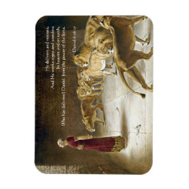 ダニエル・イン・ザ・ライオンズ・デン・バイブル・アート聖なる書物、 経典 マグネット