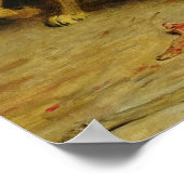 ダニエル・イン・ザ・ライオンズ・デン、1872年ブリトン・リヴィエール ポスター (角)