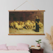 ダニエル・イン・ザ・ライオンズ・デン、1872年ブリトン・リヴィエール 吊り下げ型タペストリー (寝室)