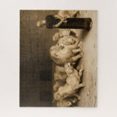 ダニエル・イン・ザ・ライオンズ・デン、1875年ブリトン・リヴィエール ジグソーパズル (縦)