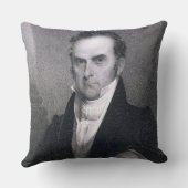 ダニエル・ウェブスター(1782-1852年) (版木、銅版、版画) クッション (裏面)