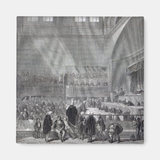 ダニエル・オコネル1844年の常用裁判 マグネット (正面)