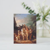 ダニエル・ブーネが入植者を護送する ポストカード (スタンド正面)