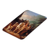 ダニエル・ブーネが入植者を護送する マグネット (左側)