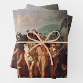 ダニエル・ブーネが入植者を護送する ラッピングペーパーシート (インサイチュ)