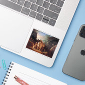 ダニエル・ブーンが入植者を護送する シール (ノートパソコンとiPhone)