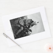 ダニエル・ブーン 長方形シール (封筒)