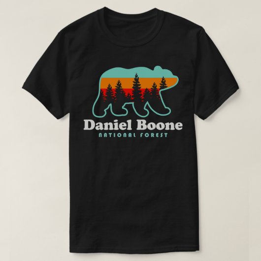 ダニエル・ボーン国立森林赤い川渓谷ナトゥール Tシャツ (デザイン正面)