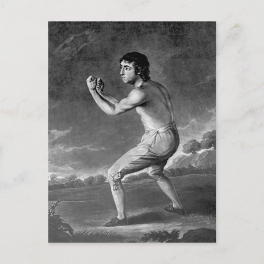 ダニエル・メンドーザ、ヘンリー・キンズベリー彫り、1789年 ポストカード (正面)