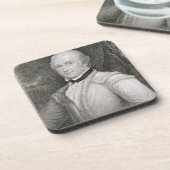 ダニエル・モーガン陸軍准将(1736-1802年の) engrav コースター (左側)