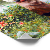 ダニエル・リッジウェイ・ナイトのバスケットを持つ女性 ポスター (角)