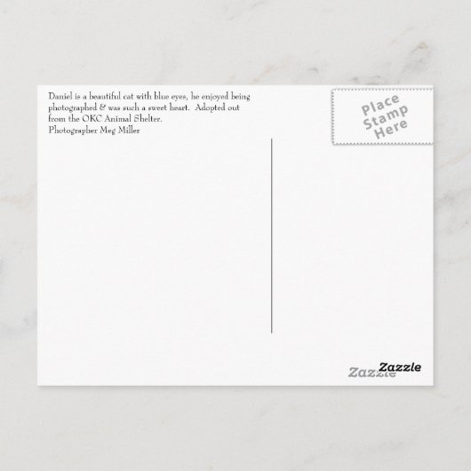 ダニエル#2 ポストカード (裏面)