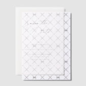 ダニカクラシックエレガントな結婚式の日付を保存 ベラム紙招待状 (オフセット (招待状))