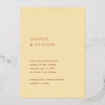 ダニスバターイエロモダン結婚ーズ