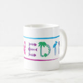 ダニディンの絵画図表 コーヒーマグカップ (正面右)