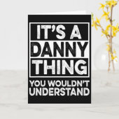 ダニーだけの話で、あなたにはわからない ダニー・C カード (黄色い花)