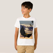 ダニーダックのコウモリ飛ぶ Tシャツ (正面フル)