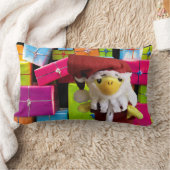 ダニーダックサンタクリスマスランバーピロー ランバークッション (ブランケット)