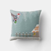 ダニーダックサンタクリスマス装飾用クッション クッション (裏面)