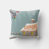 ダニーダックサンタクリスマス装飾用クッション クッション (裏面)