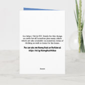 ダニーダックザパイレーツ誕生日カード カード (裏面)