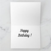 ダニーダックザミイラ誕生日カード カード (内部)