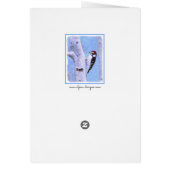 ダニー・ウッドペッ絵画カーズ・オリジナル・バード・アート (裏面)